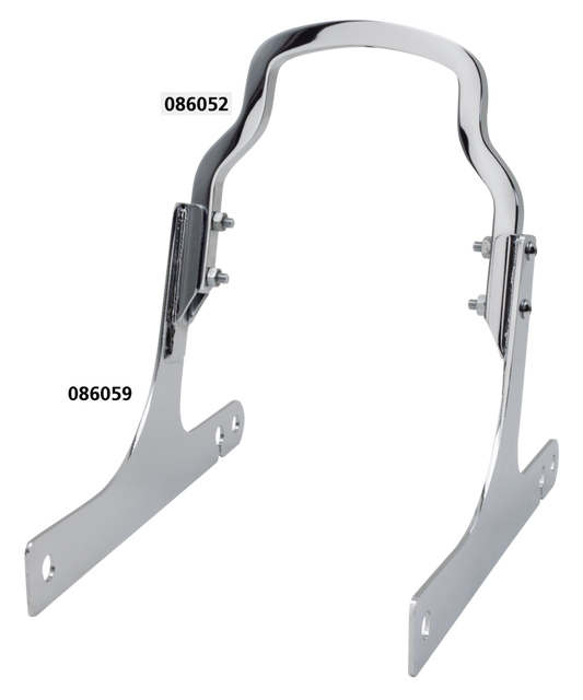 GZP Chrome rigid mnt sideplates FXD96-05