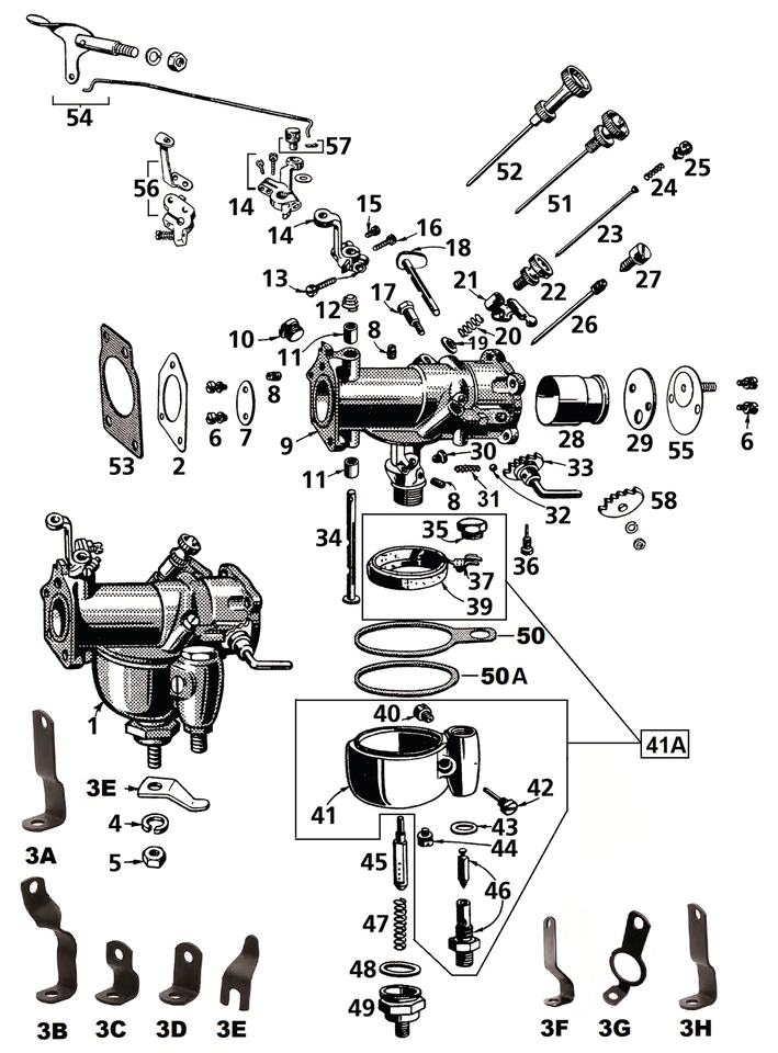 Venturi M35/35T/35TP/36/36A/61/61B 1.125