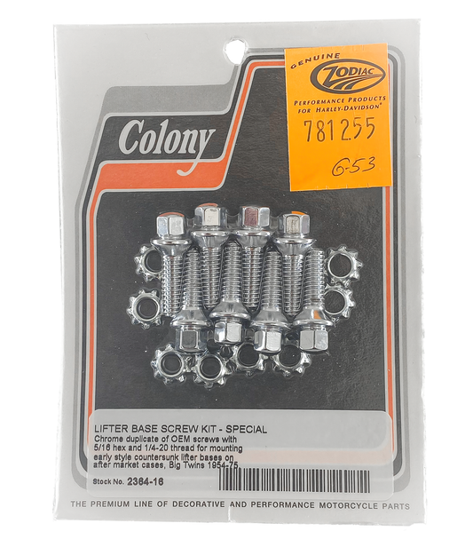 Lifter base screws BT54-75 aftermrkt chr