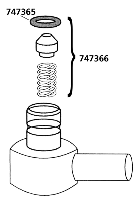 F-T Fuel Line Male End Rebuild Kit