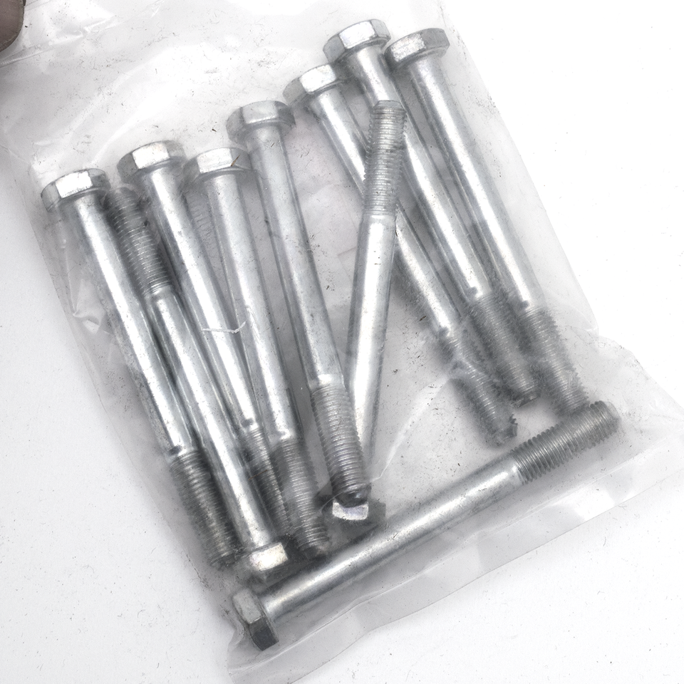 10pck hex bolt 5/16-24x3-1/4" UNF zinc