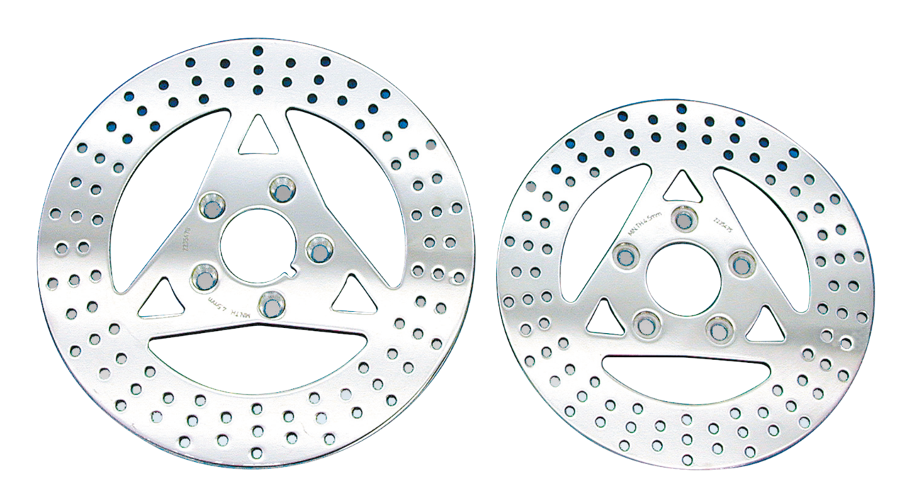 Polished Stainless Steel 10" brake disc