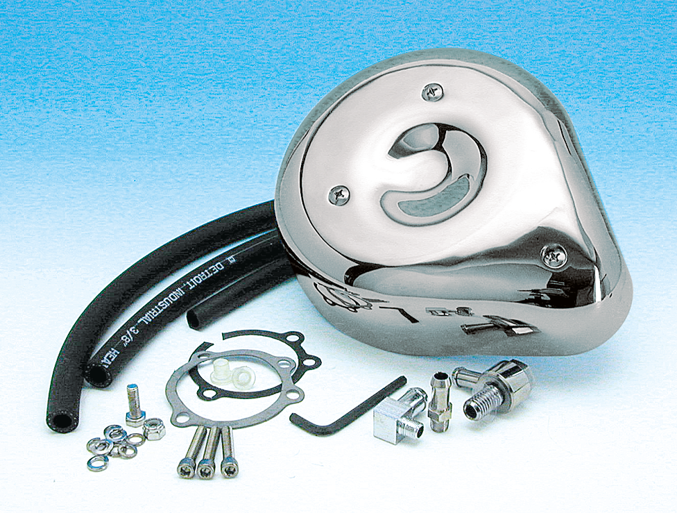 GZP Chrome Air cleaner kit Buell