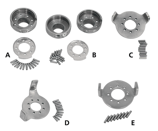 Bearing cup with Hidden steering stop