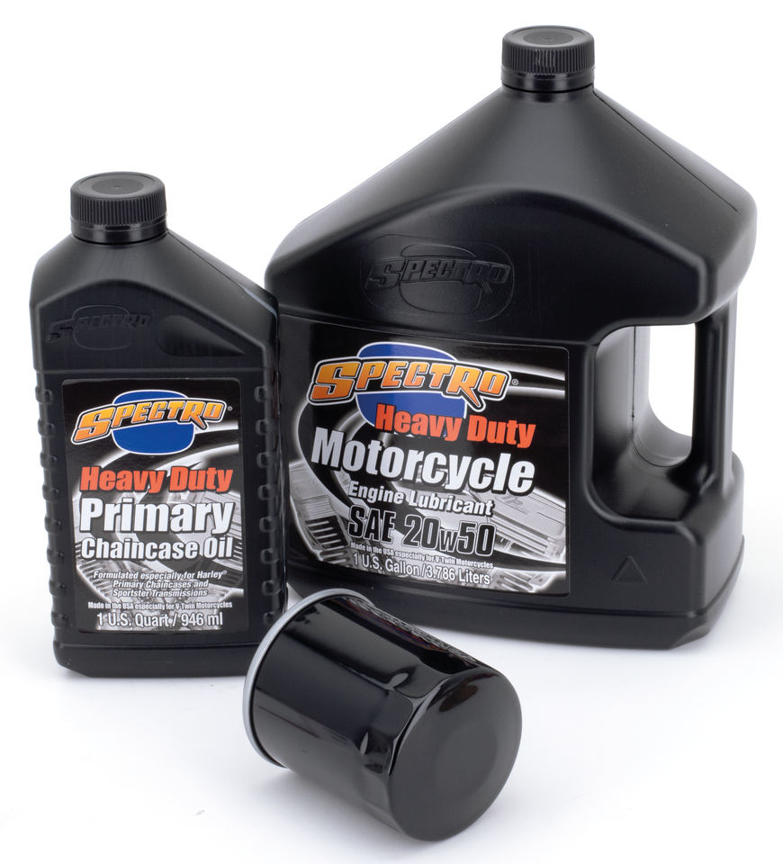 Evo Sportster oil service kit Black