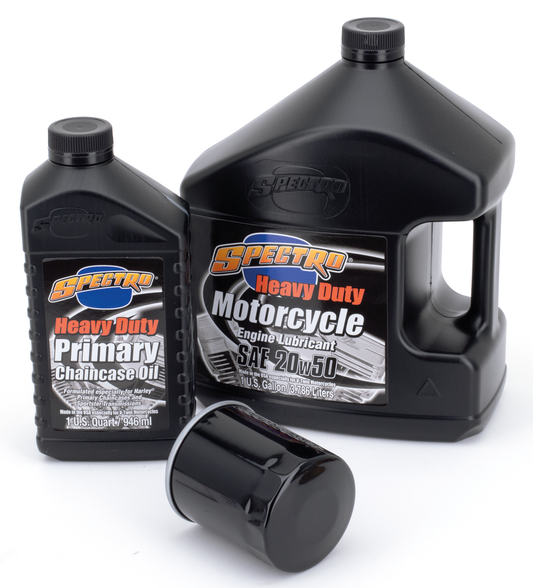 Evo Sportster oil service kit Black