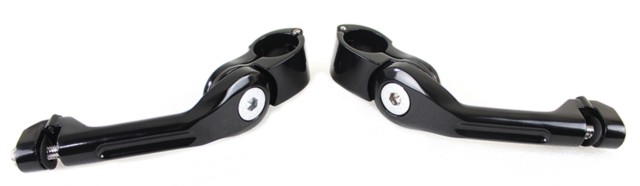 Adj. Peg mounts Angled 5" Long Black