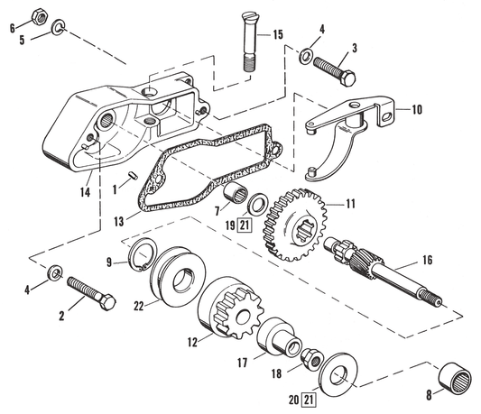Starter jackshaft XL67-80