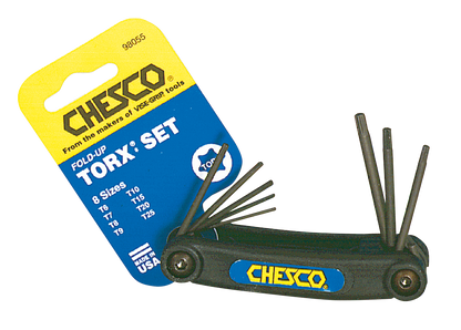 Torx key set 8 piece 6-25
