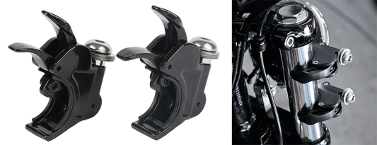 41mm Fork Clamps Black for 1/4 Fairing