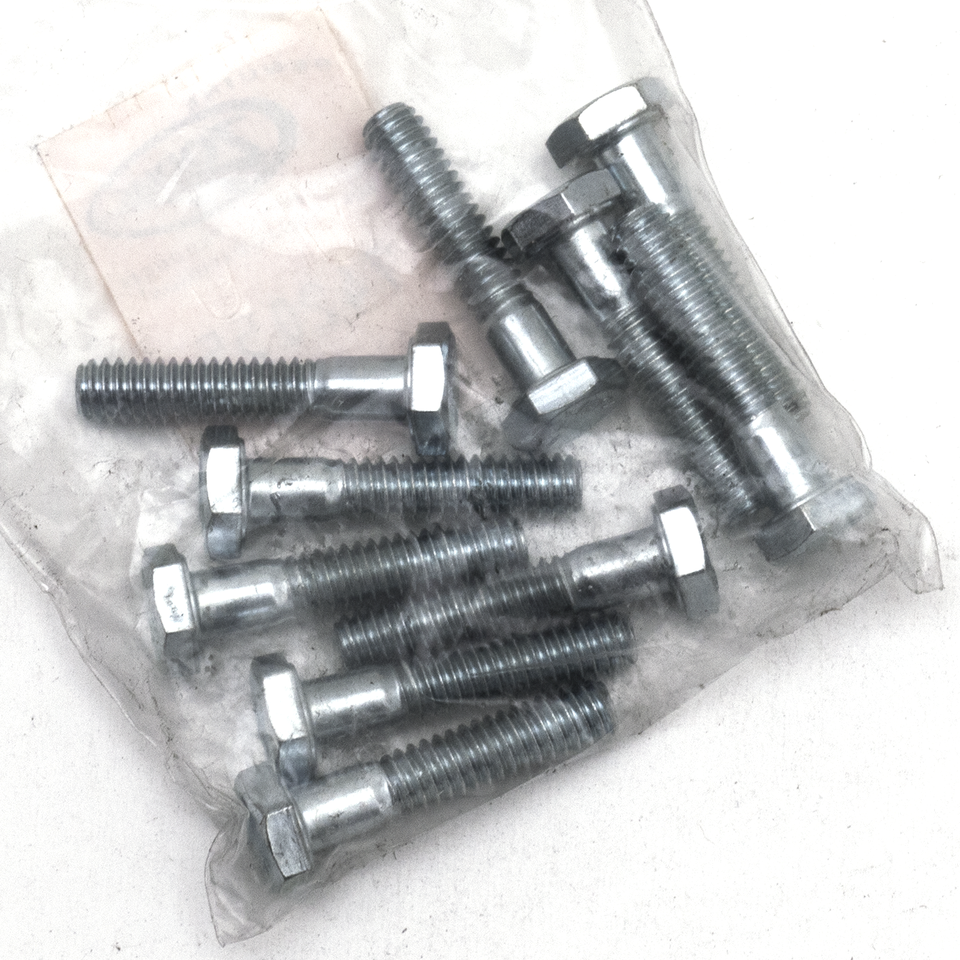 10pck hex bolt 1/4-20x1-1/4" UNC zinc