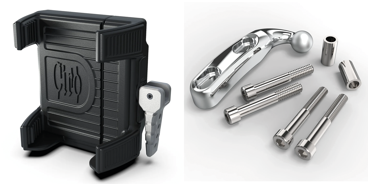 Phone Holder w/o Chargr perch mnt Chr