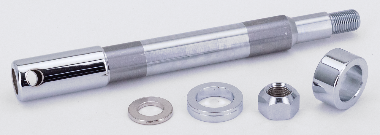 GZP Chr FR axle kit XL883N XL1200V14-UP