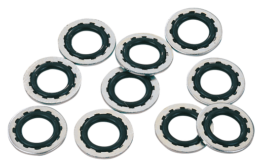 GZP 10pck banjo seal washer 10mm alu/rub