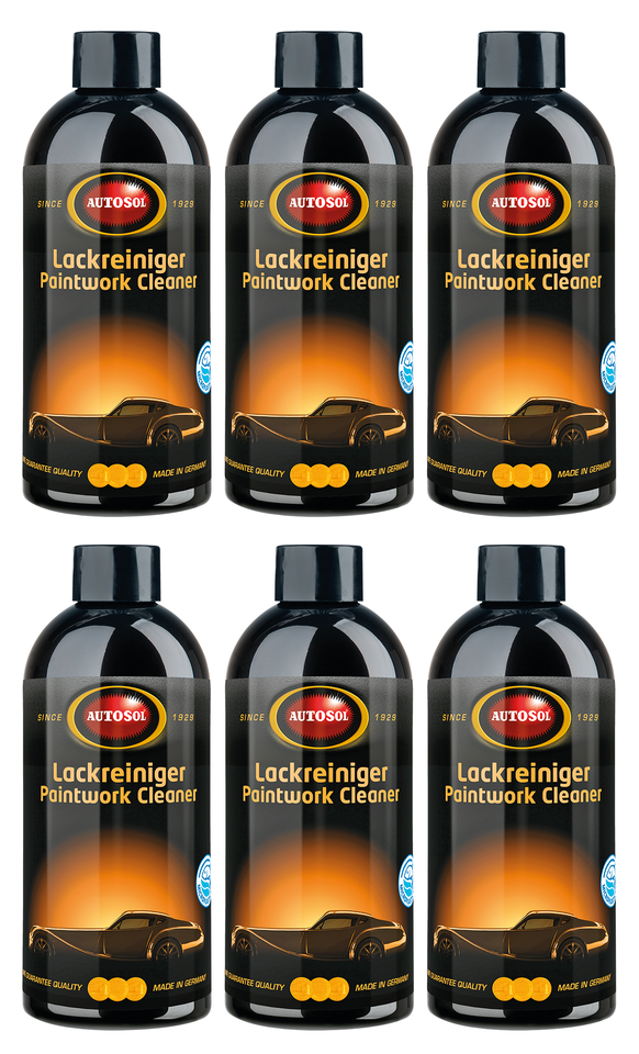6pck Autosol Paint Work Cleaner 500ml
