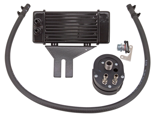 Jagg FXD91-17 chrome 10-row cooler low