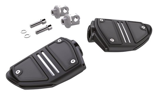 Twin Rail pegs Black W/STD MALE MOUNT