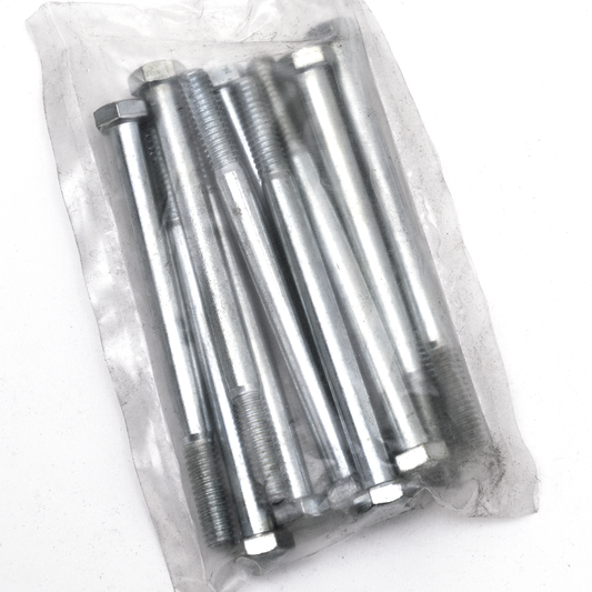 10pck hex bolt 5/16-18x4" UNC zinc