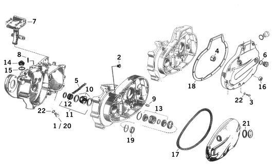 R/H case bearing race XL57-76 Std