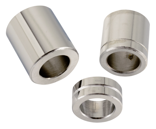 GZP Chr 1" ID wheel spacer .125" long