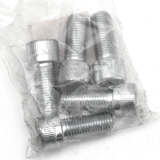 5pck allen bolt 7/16-20x1" UNF zinc
