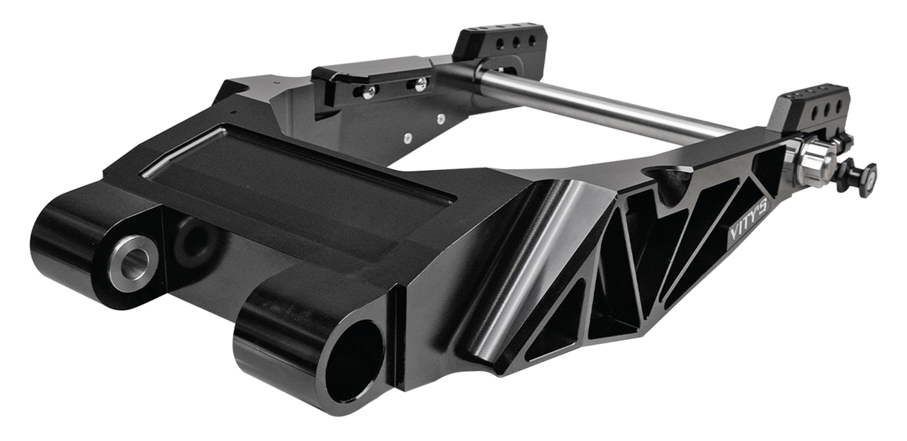Vity's Billet Swingarm Black FLH/T14-Up