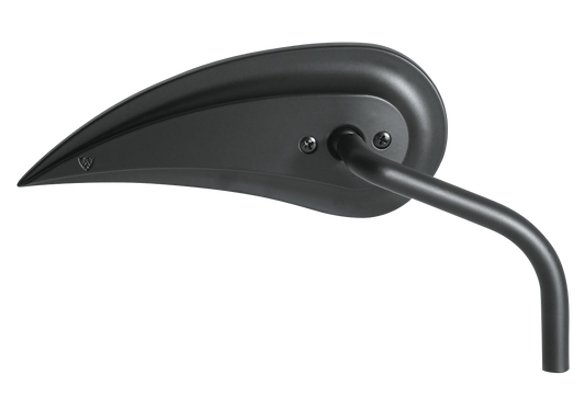 RAD-III TEARDROP MIRROR, BLK, RIGHT (HD