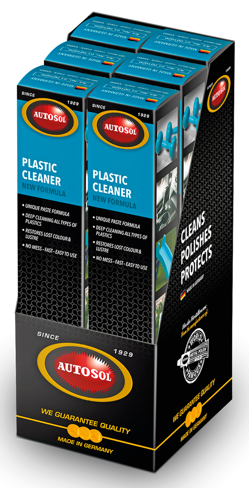 6pck Autosol Plastic Cleaner 75ml