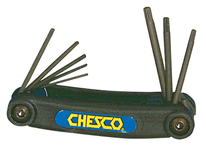 Torx key set 8 piece 6-25