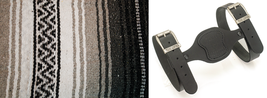 T-leather holder blk w/zpn755301 blanket