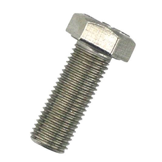 Hex screw 3/8-24x0.375" UNF zinc