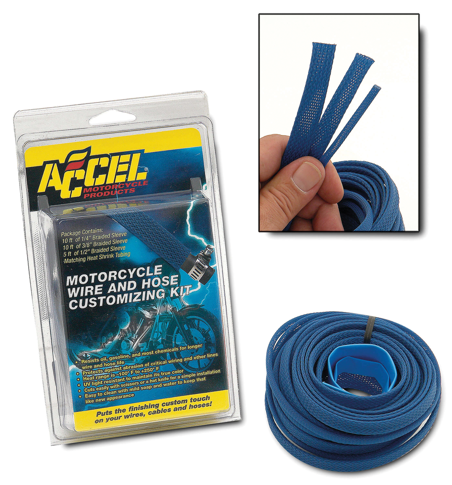 Accel Blue Sleeving kit
