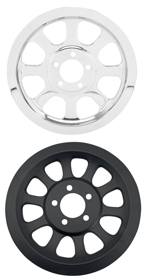 GZP Chrome pulley cover Softail 00-06