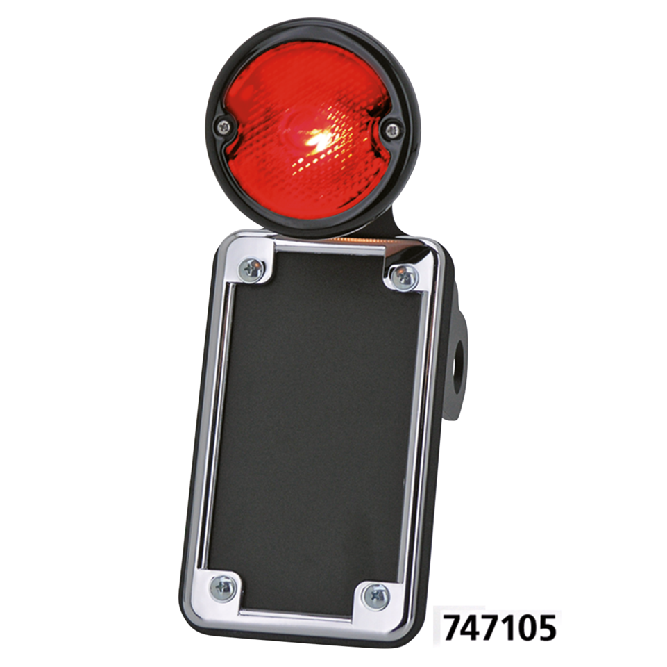 NSC 32 blackout taillight w/vertical lic