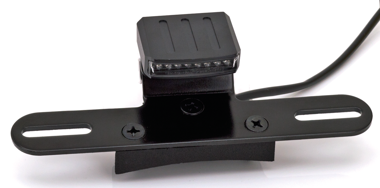 GZP Ebony taillght clear lens w/lic.brck