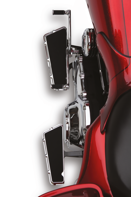 LOUVERED DRIVER FLOORBOARDS, CHROME