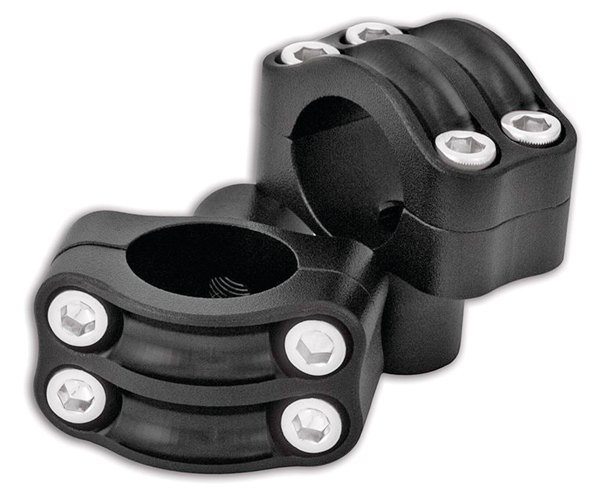 RSD NOSTALGIA RISERS 4-BOLT 1" BLACK OPS