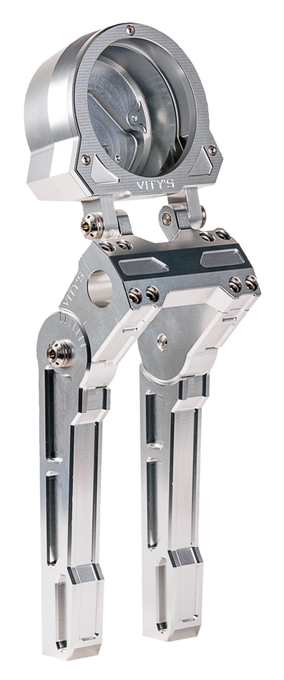 10" Adj. Risers/Gauge Silver FXLRS22-Up