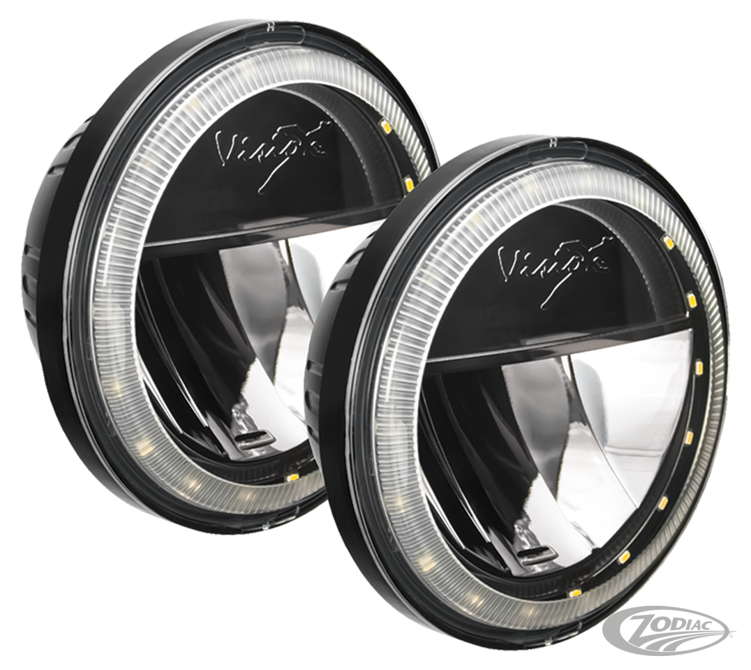 Vision X 4.5" round blk halo passinglamp