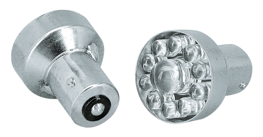 GZP Red LED bulb single 12V BA15S