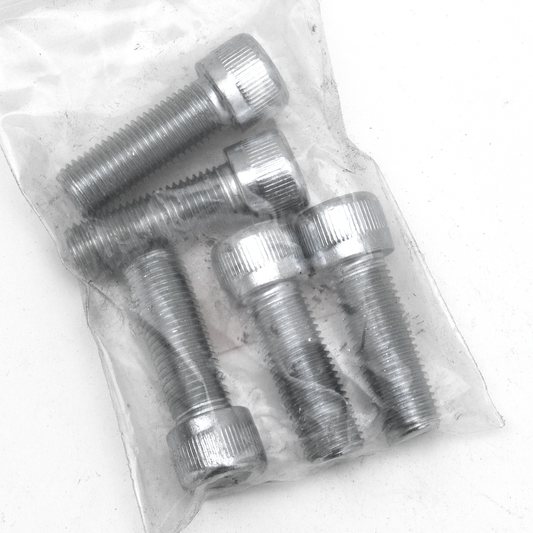 5pck allen bolt 7/16-20x1-1/4" UNF zinc