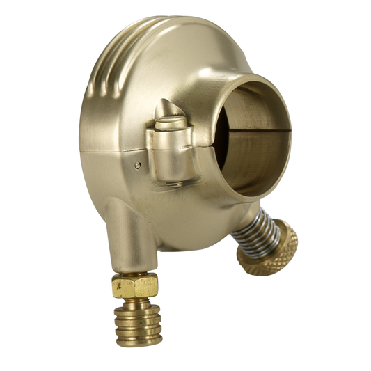 Throttle housing satin brass