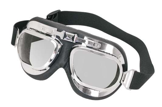 GZP Contoured lens goggles with chrome f