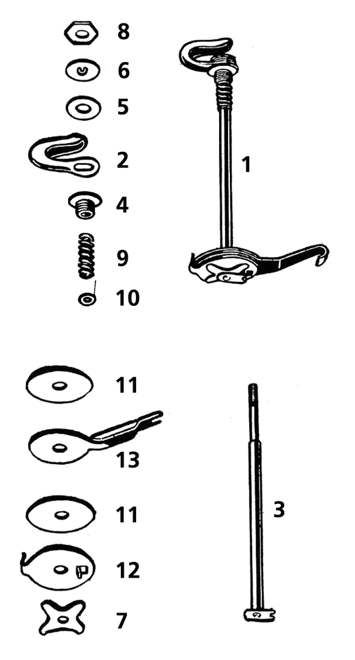 Washer release spring #2788-30