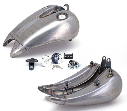 GZP Softail gastank +4" 1pc fl/dash mnt