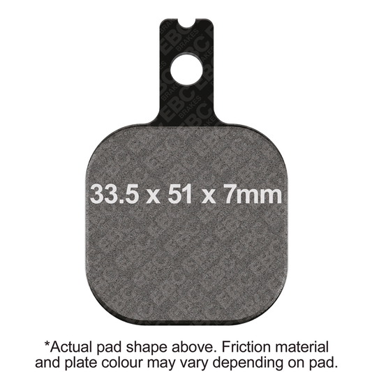 EBC Brake pads Billet 6 organic (2pack)