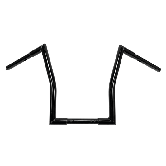 1" Square Fat Ape Hanger 15" BLK TBW