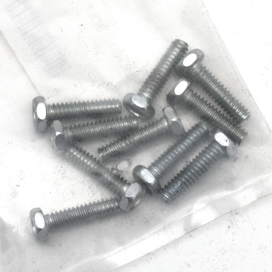 10pck hex bolt No. 10-24x3/4" UNC zinc