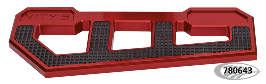 RACING FLOORBOARDS RED W/ DIAMOND BLACK