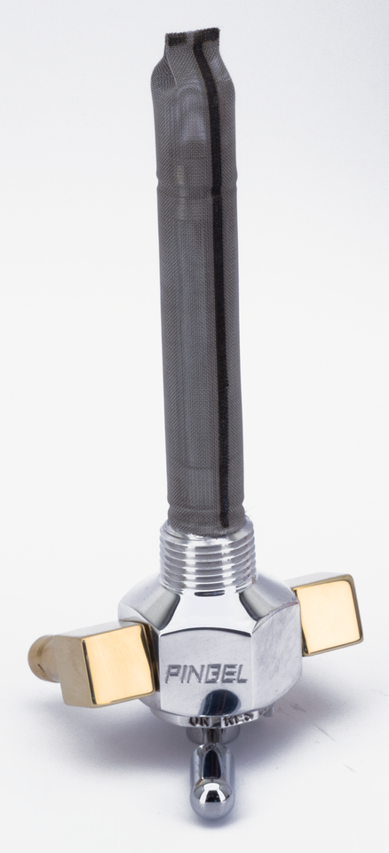 POWER FLO petcock dual side outlets alu